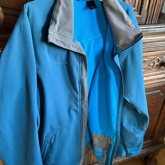 Black Diamond Softshell Fleece Full Zip Blue Jacket--XL - Picture 1 of 2